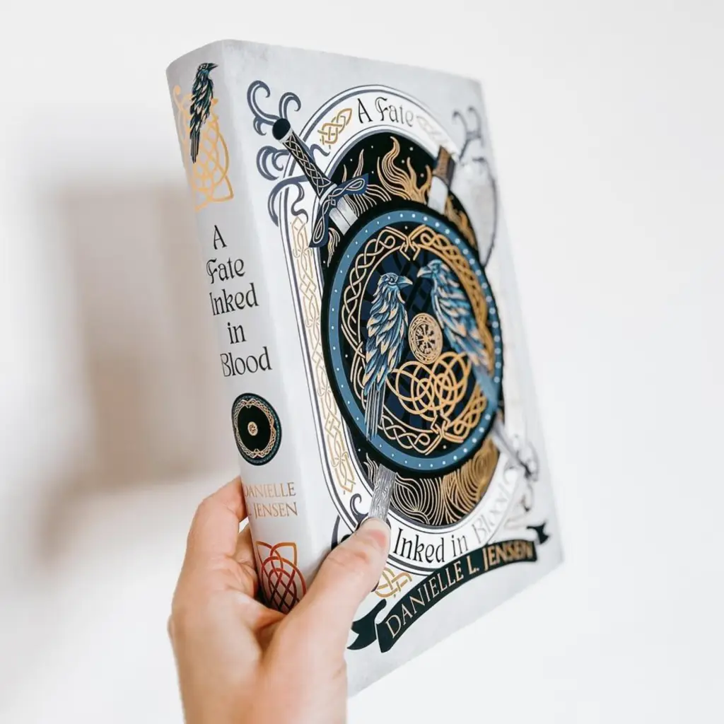 A Fate Inked in Blood by Danielle L Jensen — FairyLoot edition